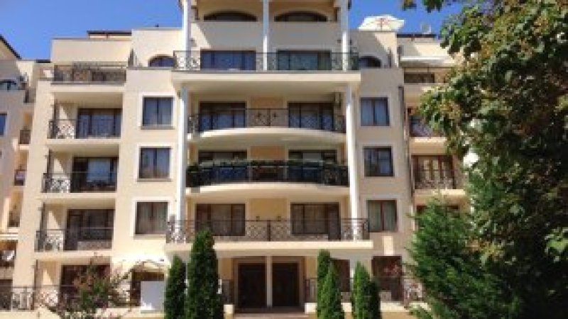 One-bedroom apartment 100 metres from the beach in Golden sands