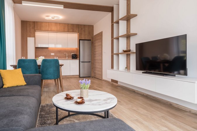 Designer Apartment 350meters away from the beach + parking lot — фотографија 2