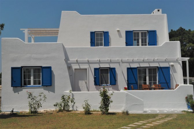 Mykonian Style Villa near Chalkidiki — снимка 1