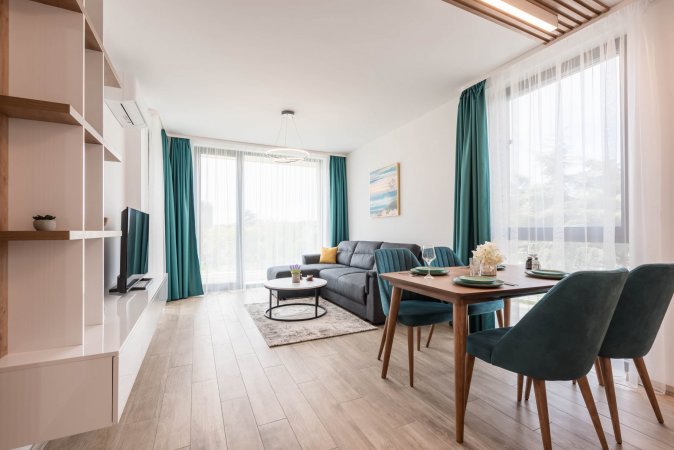 Designer Apartment 350meters away from the beach + parking lot — фотографија 5