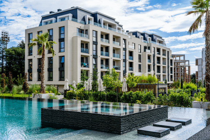 Azur- 100m from the BEACH! 2 bedrooms luxury app — фотографија 3