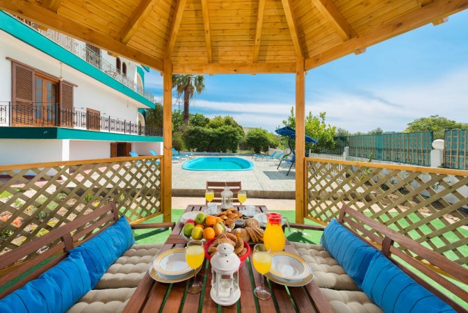 villa with private pool
